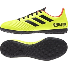 Scarpe da calcio Adidas Predator Tango 18.4 Tf M DB2141 multicolore giallo