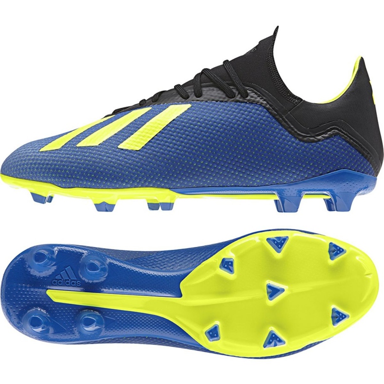 Scarpe da calcio Adidas X 18.3 Fg M DA9335 multicolore blu
