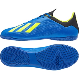 Scarpe da calcio Adidas X Tango 18.4 In M blu navy
