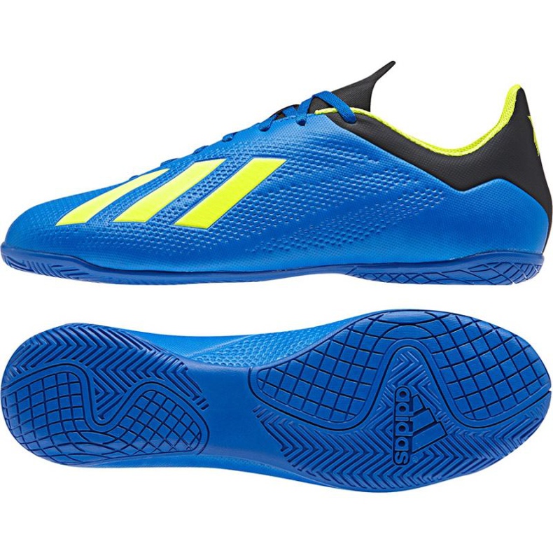 Scarpe da calcio Adidas X Tango 18.4 In M blu navy