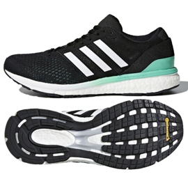 Scarpe da corsa adidas Boston 6 W BB6421 nero verde