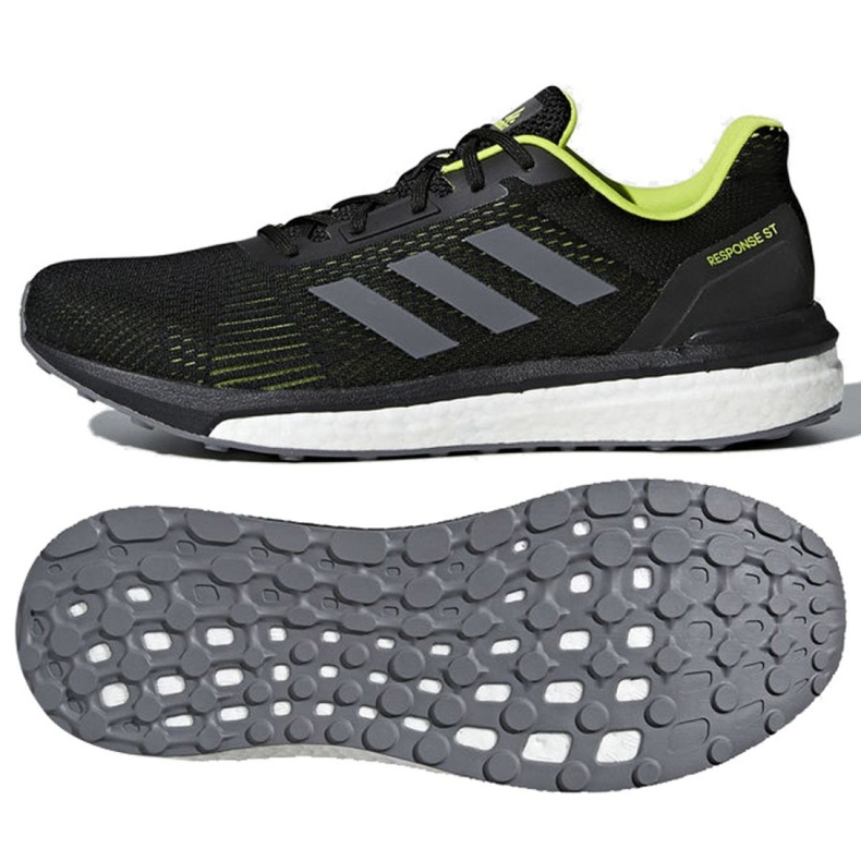 Scarpe da corsa adidas response St M CG4004 nero