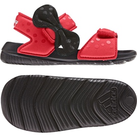Sandali Adidas Disney M7M AltaSwim Jr CQ0108 nero rosso