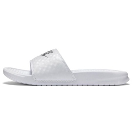Pantofole Nike Benassi Just Do It 343881 102 bianco