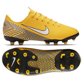 Nike Mercurial Vapor 12 Academy Neymar Mg Jr AO2896-710 scarpe da calcio multicolore giallo