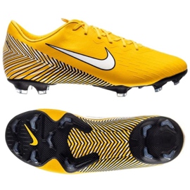 Scarpe da calcio Nike Mercurial Vapor 12 Elite Neymar Fg Jr AR4091-710 giallo ns di ns volume sì