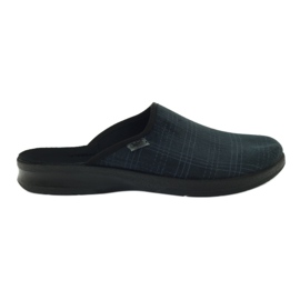 Ciabatte pantofole, Befado a scacchi 548m013 grigio