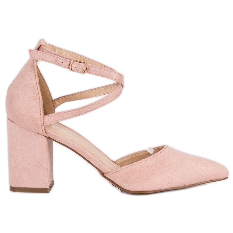 Seastar Décolleté con cintura rosa