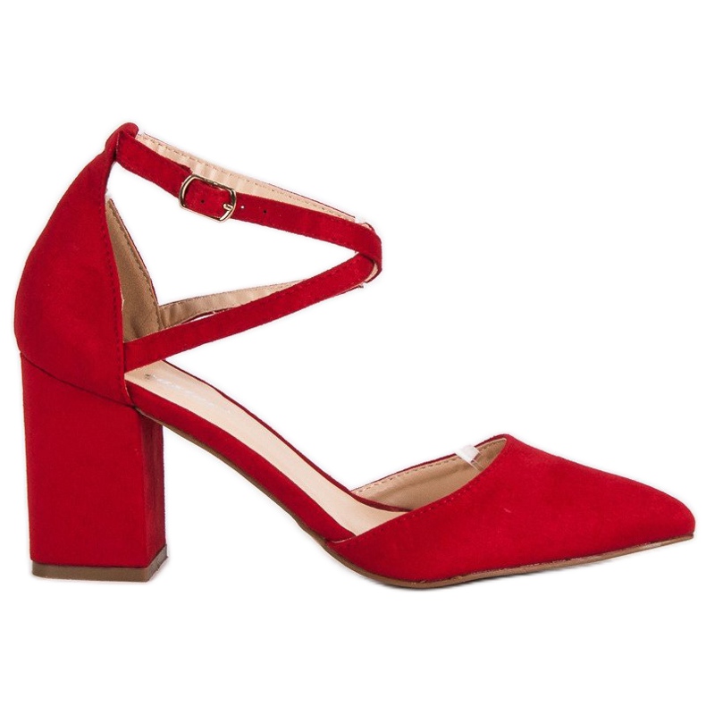 Seastar Décolleté con cintura rosso