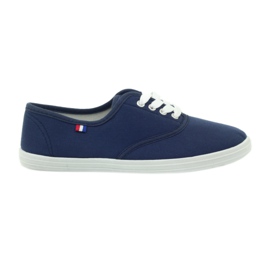 Sneakers blu navy American Club, sneakers da donna