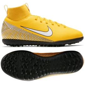 Nike Mercurial Superfly 6 Club Neymar Tf Jr AO2894-710 scarpe da calcio multicolore gialli
