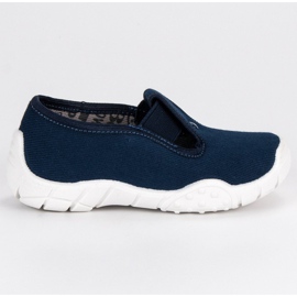 Raweks Pantofole da casa con elastico blu