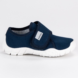 Raweks Pantofole da bambino in velcro blu
