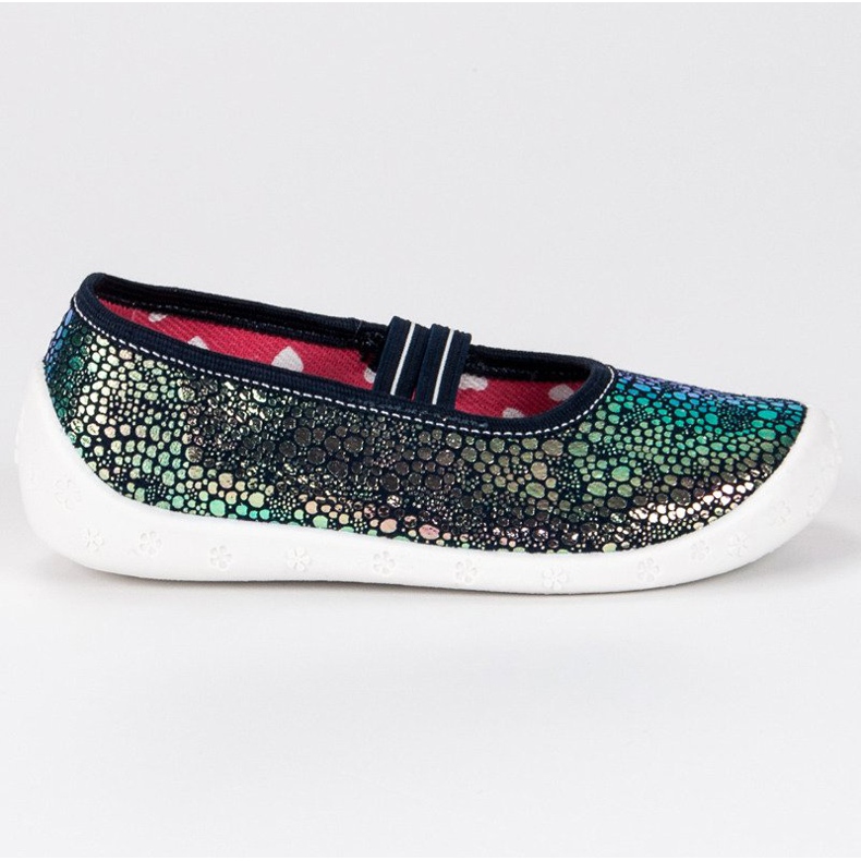 Raweks Pantofole lucide con un elastico verde