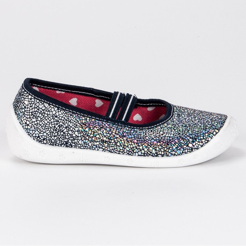 Raweks Pantofole lucide con un elastico grigio