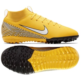 Scarpe da calcio Nike Mercurial Superfly 6 Academy Gs Neymar Tf Jr AO2887-710 giallo giallo