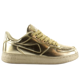 Scarpe sportive colori pazzi B731 Gold d'oro