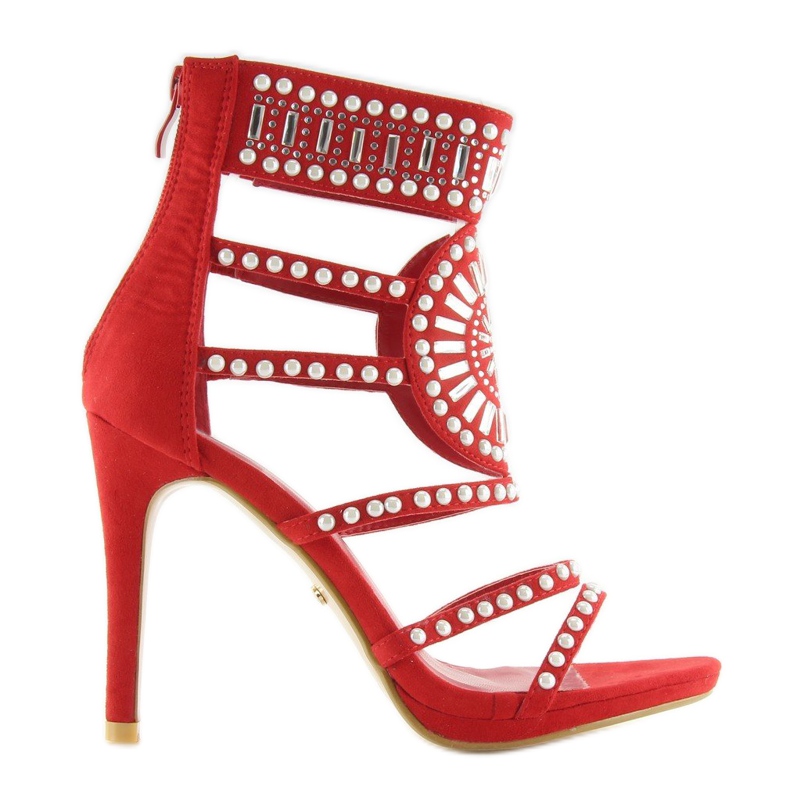 Sandali gladiatore rossi GH-2776 Red rosso
