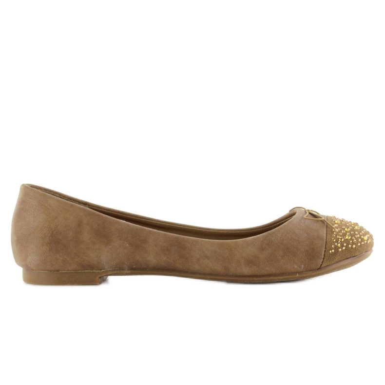 Ballerine con jet kaki MB-6212 cachi