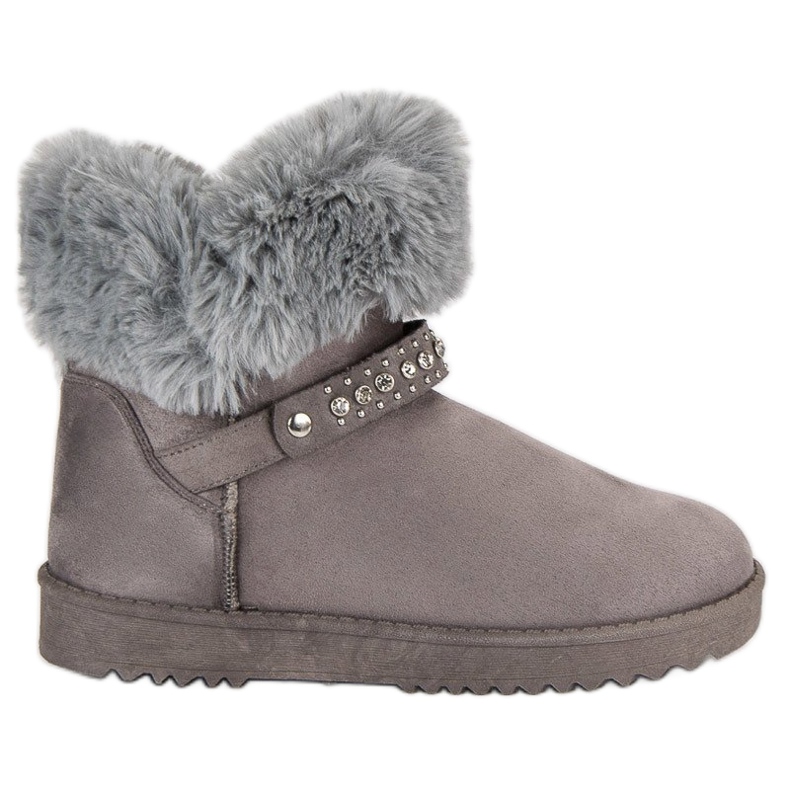 Seastar Mukluki con pelliccia grigio