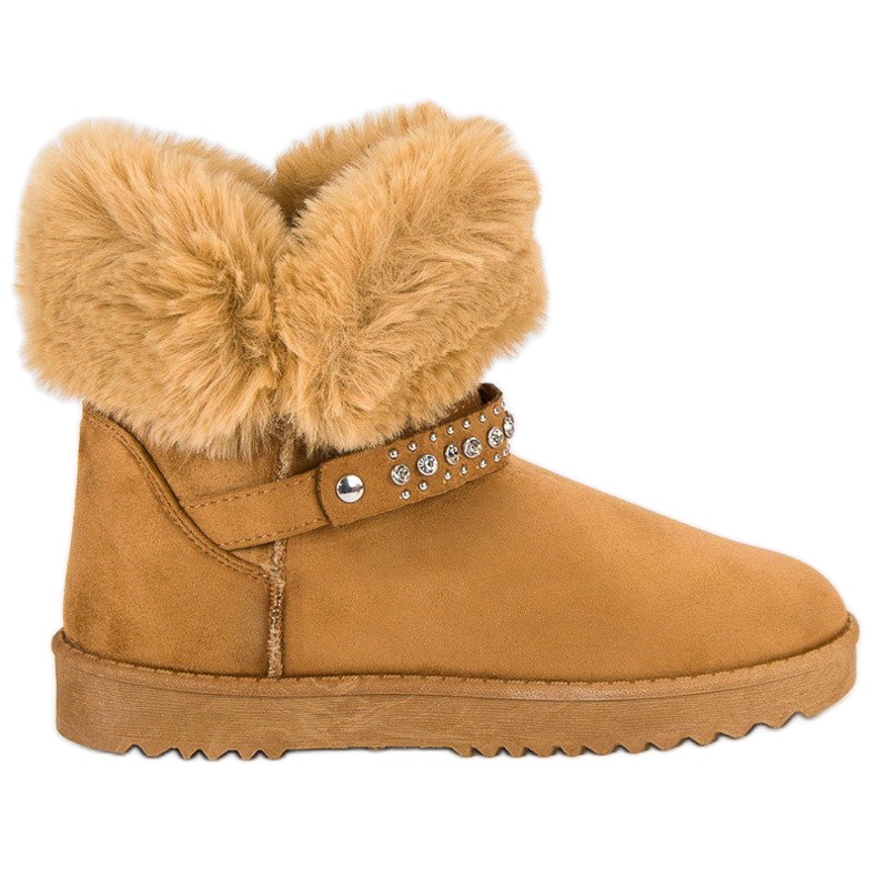 Seastar Mukluki con pelliccia marrone