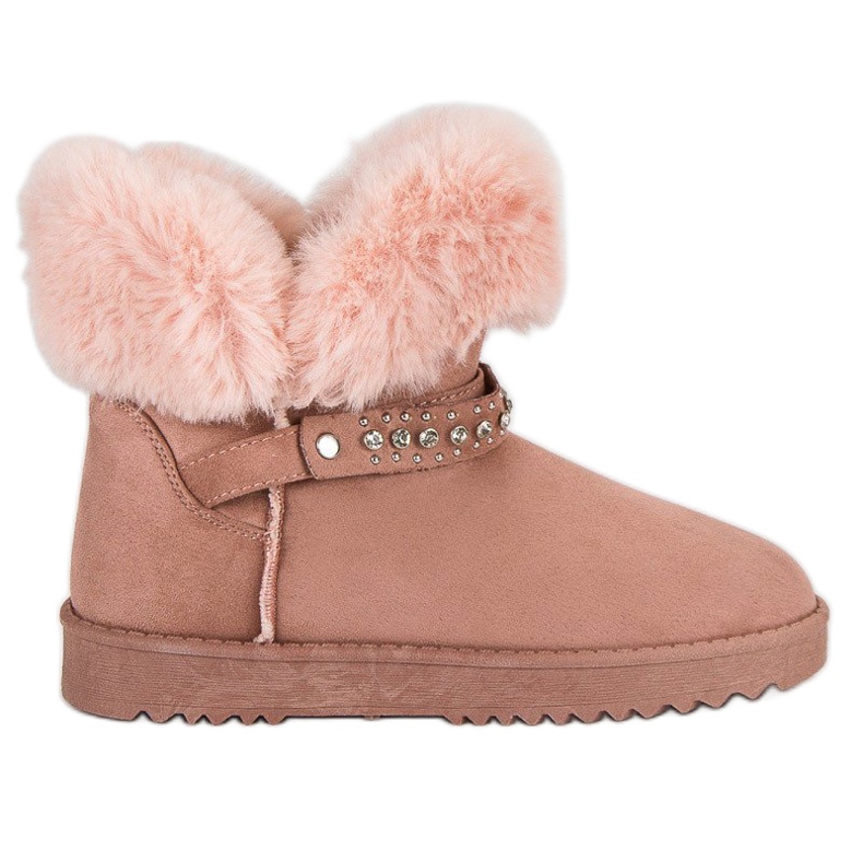 Seastar Mukluki con pelliccia rosa