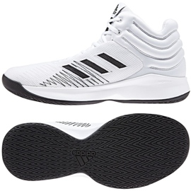 Scarpe da basket adidas Pro Sprak 2018 M B44966 bianca bianca