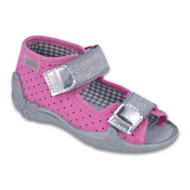 Scarpe per bambini Befado 242P083 grigio rosa