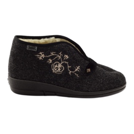 Slifori di befado PU 031D028 grigio da donna calda