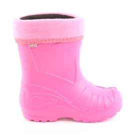 Stivali da pioggia rosa per bambini Befado 162P101
