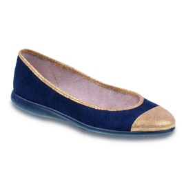 Befado scarpe giovani 309Q023 giallo blu navy