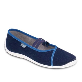 Scarpe giovanili Befado 345Q158 blu navy
