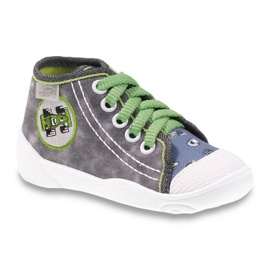 Scarpe da bambino Befado grigie 218P052 grigio verde