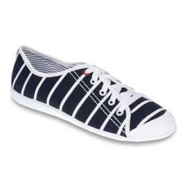 Befado scarpe giovani 248Q018 bianco blu navy