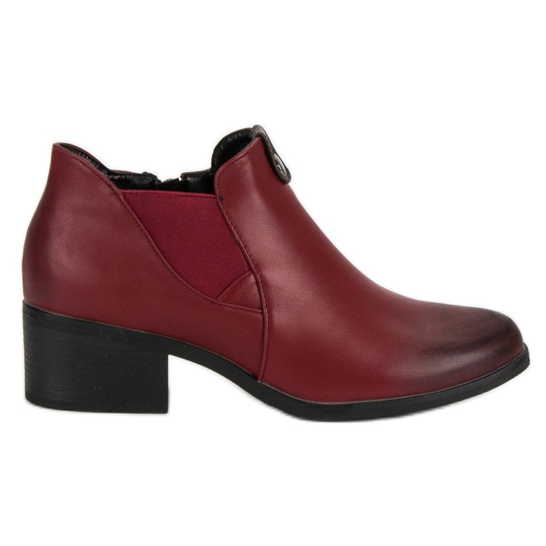 Vinceza Stivaletti bordeaux rosso