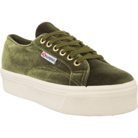 Superga 2790 Velvetw B63 verde