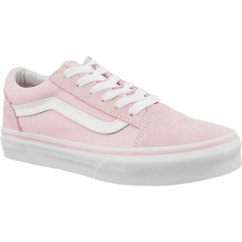 Vans Old Skool Suede Canvas Q7K Chalk Pink True White rosa