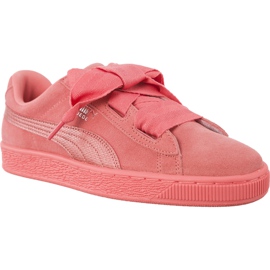 Puma Rosa scamosciato cuore guscio rosa conchiglia