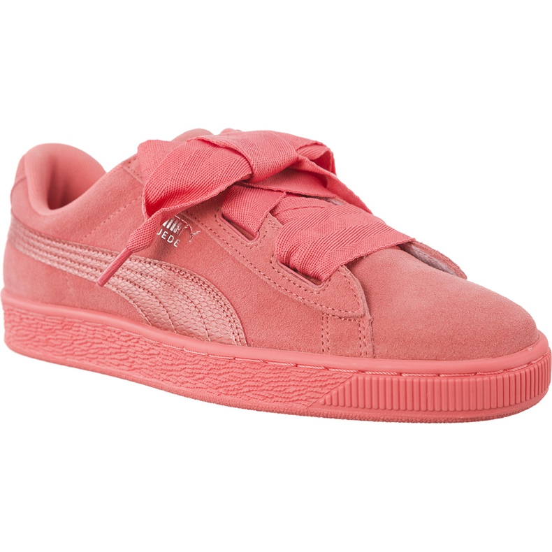 Puma Rosa scamosciato cuore guscio rosa conchiglia