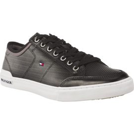 Tommy Hilfiger Core Corporate Leather nero