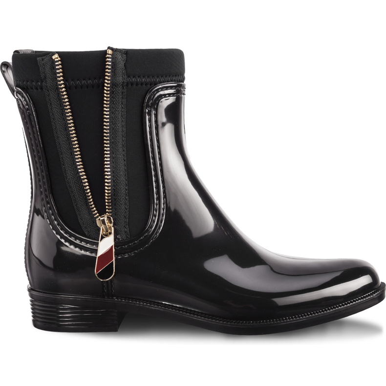 Tommy Hilfiger Materiale Mix Rain Boots 990 Nero