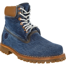 Timberland Heritage 6 in tessuto B43 blu navy