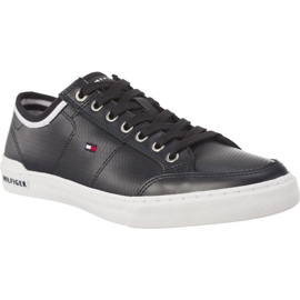Tommy Hilfiger Core Corporate Leather 403 Midnight nero