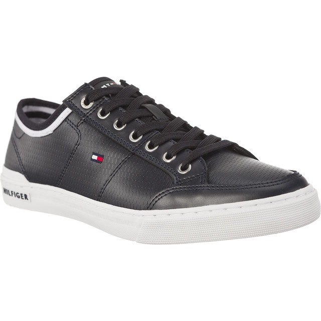 Tommy Hilfiger Core Corporate Leather 403 Midnight nero