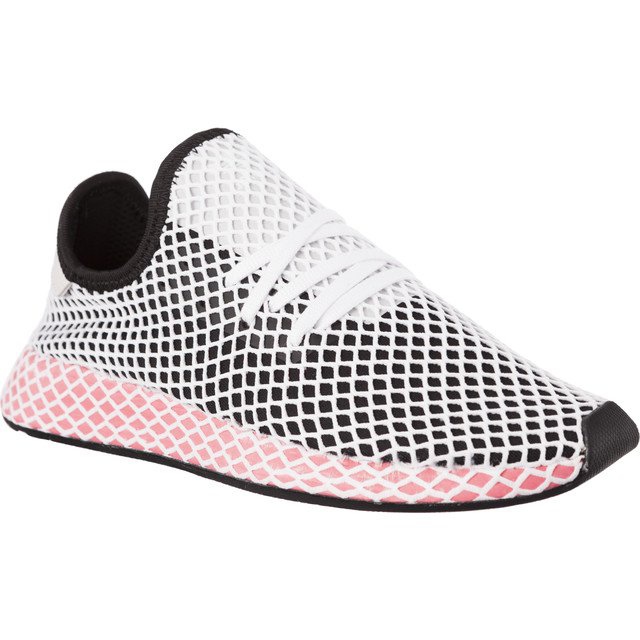 Adidas Deerupt Runner W. bianca nero multicolore rosa