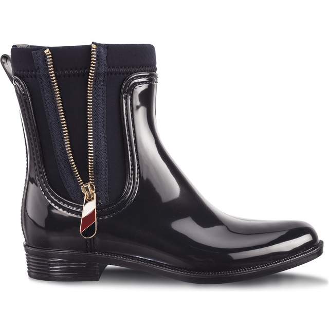 Tommy Hilfiger Material Mix Rain Boots 403 Midnight blu multicolore blu navy