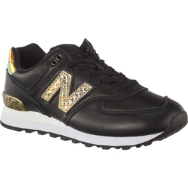 New Balance WL574NRH nero giallo