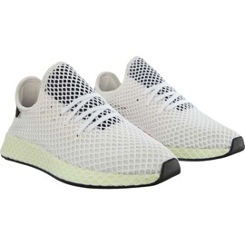 Adidas Deerupt Runner Chalk White Core Nero Core Nero bianco multicolore