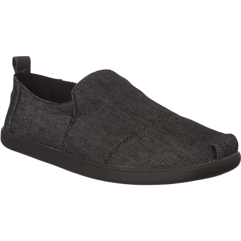 Toms Denim Men Decostruito Alpargata 9874 nero