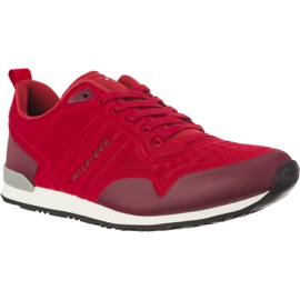 Scarpe da ginnastica Tommy Hilfiger in neoprene LOW-CUT rosso